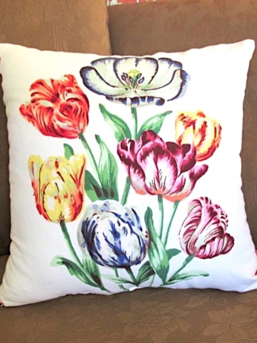 Handmade Floral Pillow Cases (2)